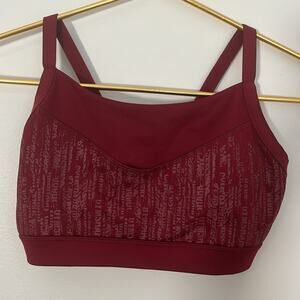 Gymshark Combat Sports Bra in Claret